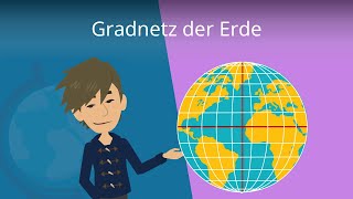 Gradnetz der Erde Koordinaten und mehr  Studyflix [upl. by Ynohtn667]