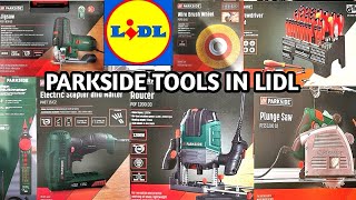 WHATS NEW IN MIDDLE OF LIDLPARKSIDE TOOLSCOME SHOP WITH MELIDL UK [upl. by Nahtad140]