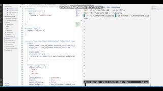 how to make terraform aliases in git bash vscode  tips for terraform [upl. by Xuerd278]