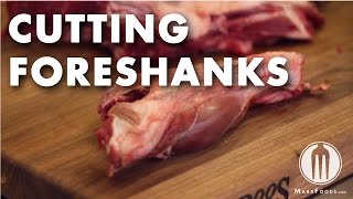 Wild Boar Butchery  Cutting Foreshanks Video [upl. by Nosoj]