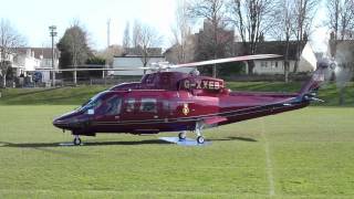 Princess Anne arrives in the Island by Royal Helicopter at Grainville playing fields [upl. by Jacquelyn]