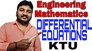 DIFFERENTIAL EQUATIONSKTUpart1S2👍 [upl. by Bil]