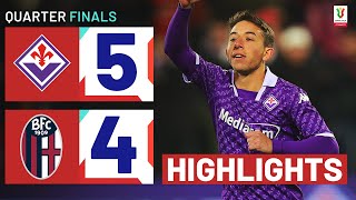 FIORENTINABOLOGNA 54 AP  HIGHLIGHTS  La Viola make history  Coppa Italia Frecciarossa 202324 [upl. by Nicolau]