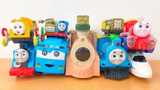 Disney Pixar Cars  Thomas and friend various trains and cars toy train gear Lightning McQueen [upl. by Josephine610]