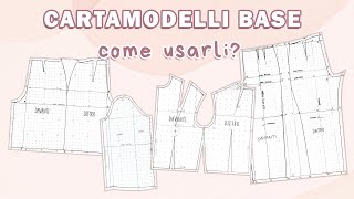 A COSA SERVONO I CARTAMODELLI BASE SU MISURA E COME USARLI  Sara Armellin [upl. by Anirazc]