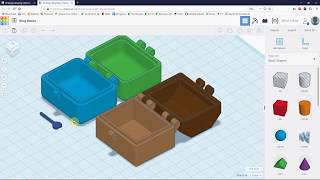 Tinkercad Tutorial Treasure Box Part 1 [upl. by Errehs]