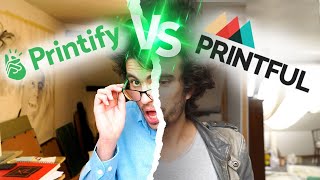 Printful VS Printify  Best Print On Demand Supplier In 2023 [upl. by Hagai]