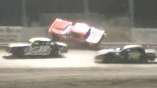 Race Car Crashes Through Billboards [upl. by Hecker]