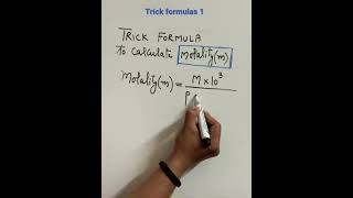 Trick to solve numericals based upon molality and density  molality [upl. by Carma215]