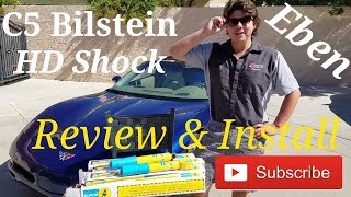 Bilstein Shocks HD Review amp Installation C5 Corvette [upl. by Dnalrah]