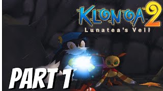 Klonoa 2 Lunateas Veil Walkthrough part 1 No Commentary [upl. by Gertruda]