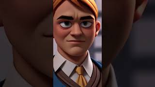 Draco Malfoy vs Harry Potter  Animated Version of Harry Potter and the Chamber of Secrets [upl. by Butte]