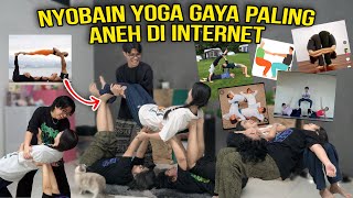 NYOBAIN YOGA GAYA PALING ANEH DI INTERNET [upl. by Aved]