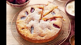 Easy Plum Cake Recipe ready in 5 min [upl. by Koziel]