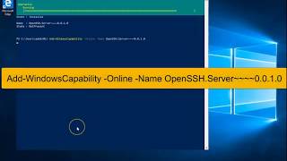 Installing OpenSSH feature on Windows 10 and Windows Server 2019 [upl. by Leverick170]