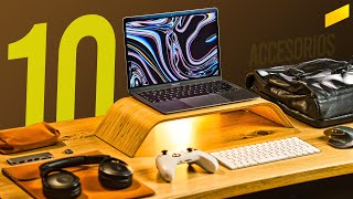 Accesorios para TU Macbook ⚠️ TOP 10 ACCESORIOS Macbook M1 [upl. by Uase352]