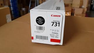 Canon Toner Cartridge CRG731BK 6272B002 Black [upl. by Salaidh]