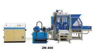 ZN  400 Apollo Zenith Concrete Block Making Machine [upl. by Nalyac437]