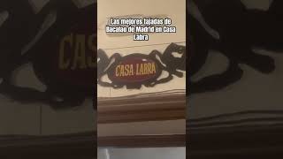 Las mejores tajadas de bacalao en casa Labra en Madrid [upl. by Enrobso95]