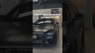 Mat black amgcar cars fyp viral amg mercedes [upl. by Sewole]