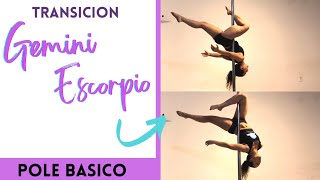 Tutorial cambio Gemini  Escorpio detallado paso a paso para pole dancers [upl. by Berne]