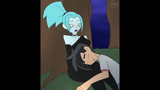 Phantom Rock Danny Phantom and Ember Mclain vs Zim and Mecha Plankton Team Battle [upl. by Ynnad]