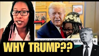 Black Woman Who Hugged Trump At ChickFilA Explains Her Support For Him And Not Biden [upl. by Cora149]