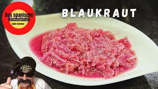 Rotkohl Blaukraut selber machen  so schmeckt es lecker [upl. by Zebaj]