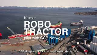 Autonomous terminal tractor  Kalmar RoboTractor pilot with CCB in Norway [upl. by Pazia382]