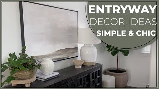 Simple Entryway Decorating Ideas 2022  Entryway Home Decor  Small Entryway Decorating Ideas [upl. by Tioneb]