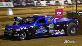 Super Modified 2wd Trucks pulling in Evansville IN  Pro Pulling League 2022 [upl. by Farley]