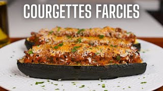 COURGETTES FARCIES ET GRATINÉES AU PARMESAN  LA RECETTE DE LÉTÉ [upl. by Eiuol673]