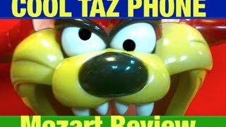 Taz Tazmanian Devil Animated Looney Tunes Phone by Toy Review by Mike Mozart on TheToyChannelmov [upl. by Neelasor926]