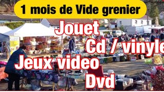 De retour avec 1 mois de trouvailles en VIDE GRENIER avec du jouet et jeux vidéo [upl. by Gale]