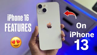 How to Get iPhone 16 Features on iPhone 13  Enable iPhone 16 Charging Features on iPhone 13 [upl. by Arretahs]