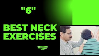 Quick Relief Neck Exercises 6 best Stretches forneck stiffness neck isometrics neck strengthening [upl. by Trever]