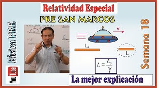 Relatividad Especial Semana 18Pre San Marcos [upl. by Linnea]