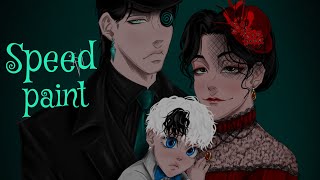 Afton family song Speed paint family [upl. by Lennor]