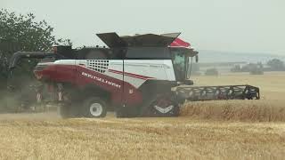 Rostselmash Torum 770 rotary combine demo in Germany  NO MUSIC [upl. by Ashia353]