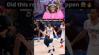 Did this really just happen 😱🔥 kaicenatreaction basketball nba kaicenatreacts musicreactions [upl. by Babs]