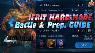 FF7 Ever Crisis  Ifrit Hard Mode Battle Guide How to PREPARE and full walkthrough [upl. by Soma]