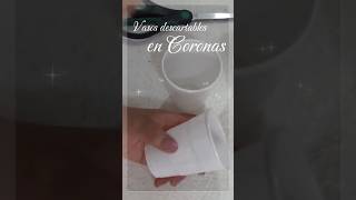 Qué hacer con vasos desechables para Navidad 🎄 reciclaje reciclajedeplásticos adornosnavideños [upl. by Thgirw]