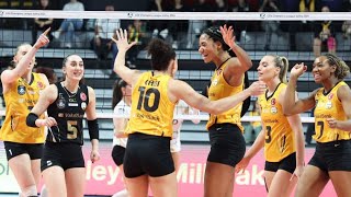 Vakifbank Vs Vero Volley  European Champions League Volleyball Women Live Updates [upl. by Arehsat]