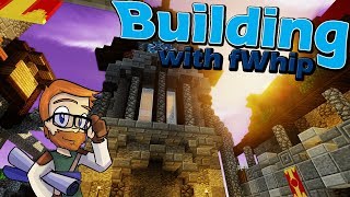 Building with fWhip  Castle Grand Entrance Courtyard  61 Minecraft 112 Single Player Survival [upl. by Monique]