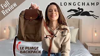 Longchamp Le Pliage Backpack Review  LOriginal  WFIMB  Wear and Tear  Best Travel Bag [upl. by Ennaisoj]