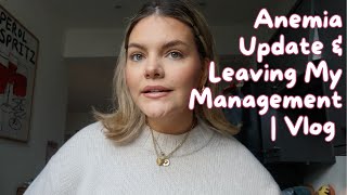 Anemia Update amp Leaving My Management  Vlog [upl. by Llohcin]