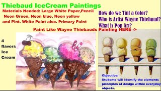 Thiebaud Ice Cream Painting [upl. by Broome119]