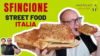 🇮🇹 SFINCIONE ¡Focaccia Típica de Palermo SICILIA [upl. by Alika]