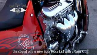 Boss Hoss Cycles  Hear the LS3 with all new Cam Kit [upl. by Astrix]