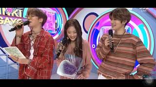 200705 MC inkigayo Minhyuk Naeun Jaehyun  funny moments [upl. by Gilmore]